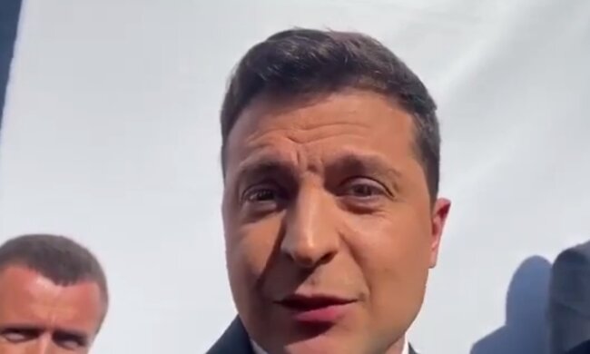 Володимир Зеленський, кадр з відео