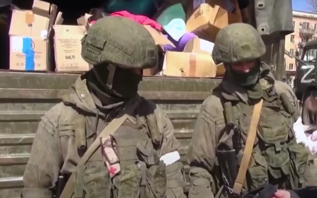 Російські окупанти. Фото: скрін youtube