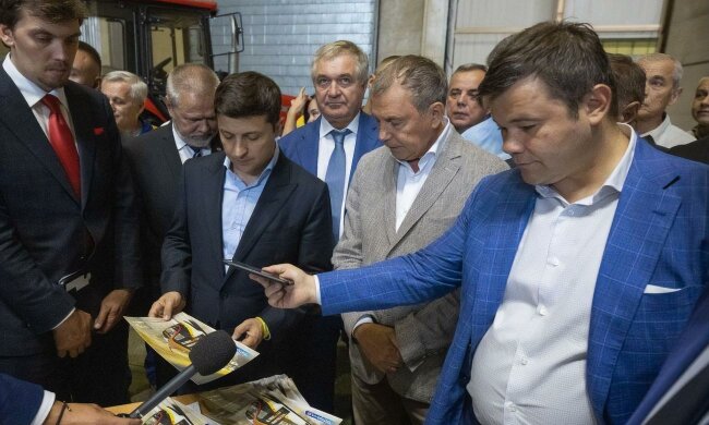 Андрей Богдан и Владимир Зеленский, фото: gordonua.com