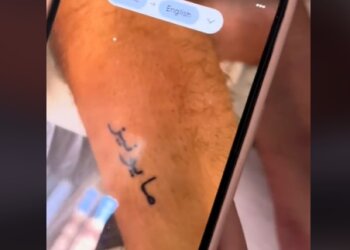 Татуировка, скриншот: TikTok