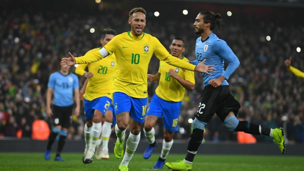 Гол Неймара принес Бразилии победу над Уругваем: видео
