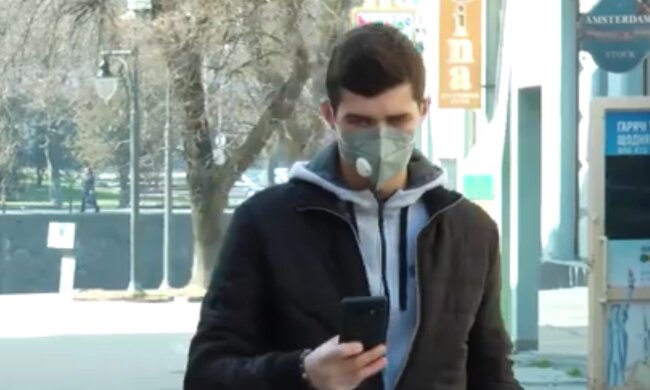 Захисні маски, кадр з відео