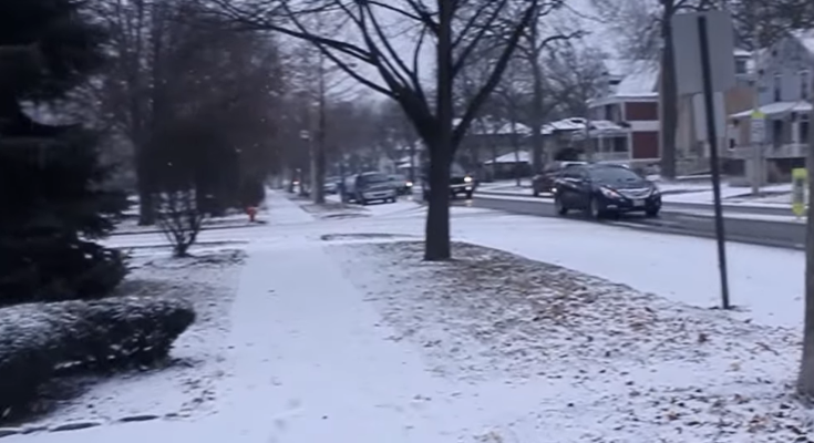 Погода зимой, скриншот: YouTube