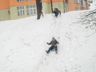 Сніг у Франківську, фото "Галка"