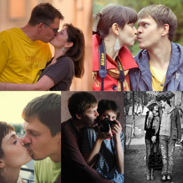 Андрій Ісаєнко з дружиною, зображення з соцмереж