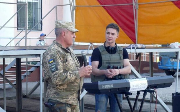 Сын убитого ветерана АТО выступил в Киеве