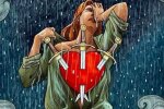 Карта Таро, тройка мечей, изображение: Pinterest