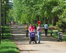 Горе-мать с коляской заснула посреди улицы