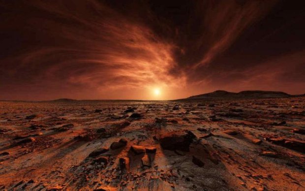 Древний гигант оставил следы на Марсе
