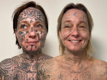 колишній зробив жінці 250 татуювань зі своїм ім'ям