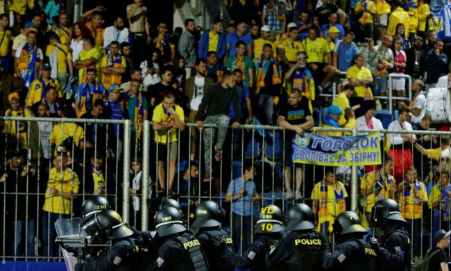 УЄФА покарає Чехію і Україну за безлади на матчі Ліги націй