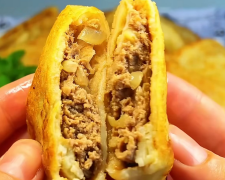 Млинці з м'ясом, кадр з відео