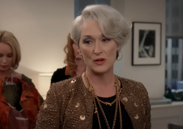 Мэрил Стрип, кадр из фильма "Дьявол носит Prada"