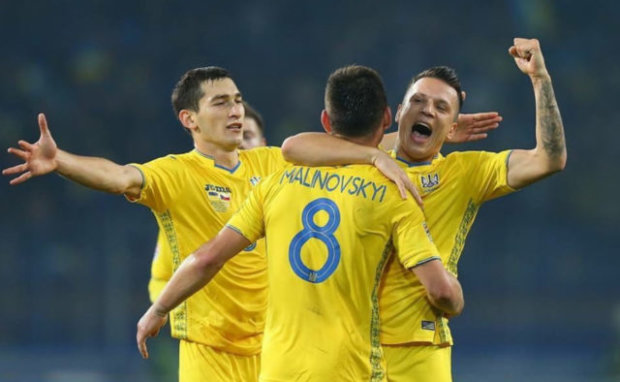 Сборная Украины вырвала победу у Люксембурга после автогола на последней минуте