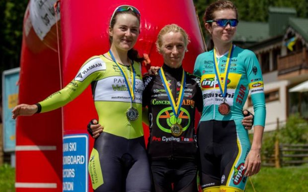 Опытная велосипедистка стала победительницей чемпионата Украины