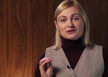Євгенія Кравчук, скріншот з відео