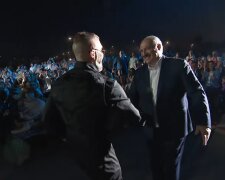 Олександр Лукашенко і Серьога, скріншот з відео