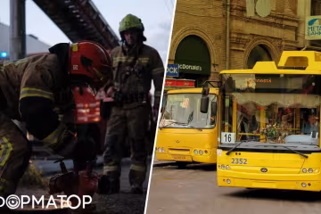 Наслідки обстрілу Києва 19 липня — громадський транспорт