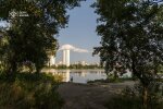 Кирилловское озеро после загрязнения, фото: ГСЧС Киева
