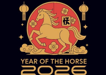 Символ 2026 года, Красная Лошадь. изображение: Pinterest