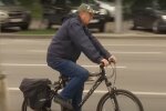 Велосипедист, скріншот з відео