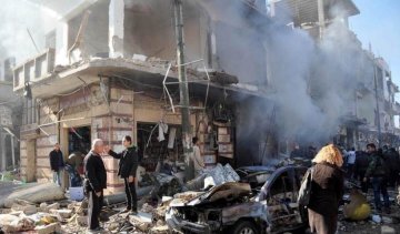 З'явилося відео наслідків жахливого теракту в Хомсі
