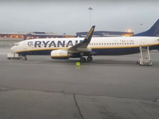 Ryanair, скріншот з відео