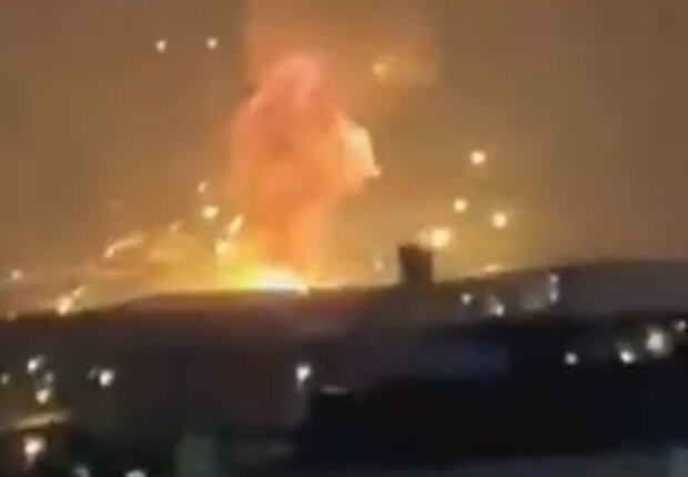 Взрыв в Иордании, скриншот из видео