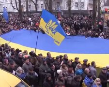 Мітинг, фото: скріншот з відео