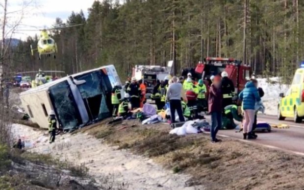 В Швеции перевернулся школьный автобус: есть погибшие