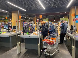 Супермаркет, каса, фото: Знай.ua