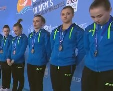 Нагородження збірної України, фото: Facebook.com/EuropeanGymnastics