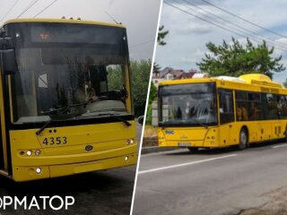 Киевский автобус на маршруте