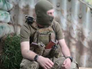 Боєць з позивним "Рижик". Фото: скрін youtube