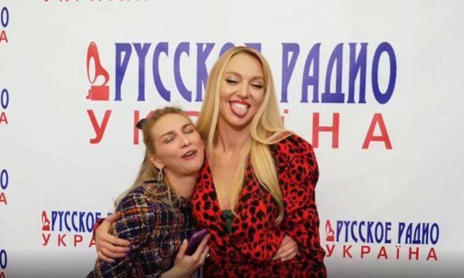 Оля Полякова і Лера Товстолес / скріншот з відео