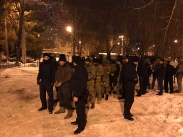 Блокадники устроили перестрелку в Харькове
