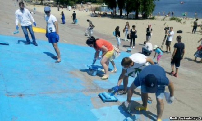 У Києві намалюють найбільший кримськотатарський прапор