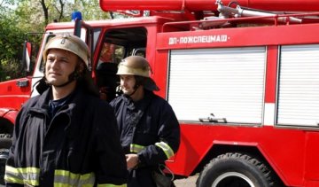 В Киеве горела девятиэтажка