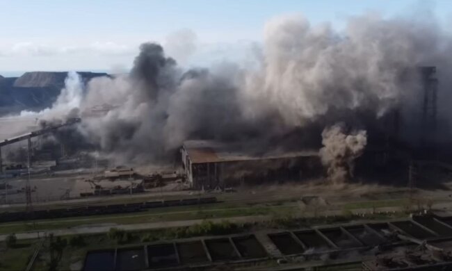 Маріуполь під час окупації. Кадр із відео на ютубі