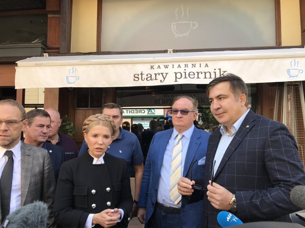 "Політична помста Порошенка": Тимошенко пояснила, чому Саакашвілі "викинули" з України