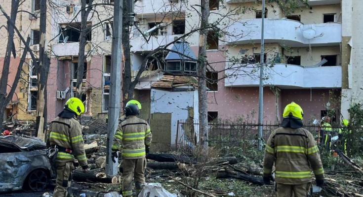 Атака рф на Київ в ніч на 23 червня 2025, фото: ДСНС