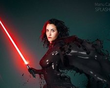Моделі в «молочних» костюмах Star Wars (фото)