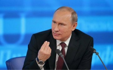 Путин приехал на оккупированные территории