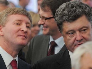 Петр Порошенко и Ринат Ахметов