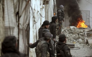 З'явилося відео боїв в Дамаску