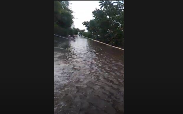 Одессу затопило, скриншот из видео