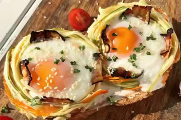 Сытный бутерброд, кадр из видео