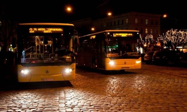Во Львове ночные маршрутки будут работать до конца года