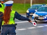 Українські водії в Польщі уникають штрафів