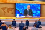 Пресконференція Володимира Путіна, скріншот відео